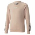 Camisola sem Capuz Menina Puma Alpha Crew Neck Bege Leopardo Cor de Rosa 13-14 Anos