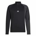 Camisola de Manga Comprida Homem Adidas 1/4-Zip Preto S