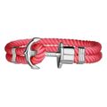 Bracelete Unissexo Paul Hewitt Cor de Rosa Prateado 20-21 cm