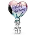 Miçangas Femininas Pandora Happy Birthday Hot Air Baloon