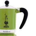 Cafeteira Italiana Bialetti Rainbow Verde Metal Alumínio 60 Ml