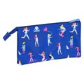 Malas para Tudo Triplas Go Girls BlackFit8 ‎842140744 Azul (22 X 12 X 3 cm)