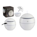 Humidificador Difusor de Aromas com LED Multicores Branco Plástico (130 Ml) (10 X 10 X 10 cm)