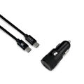 Carregador de Auto USB Universal + Cabo USB C Subblim