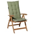 Madison Almofadão Cadeira Encosto Baixo Panama 105x50 cm Verde Salva