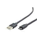 Cabo USB a 2.0 para USB C Gembird 480 Mb/s Preto 1 M