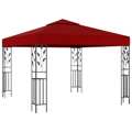 Gazebo 3x3 M Vermelho Tinto