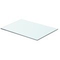 Prateleiras 2 pcs 50x30 cm Vidro Transparente