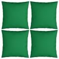 Almofadas Decorativas 4 pcs 50x50 cm Tecido Verde