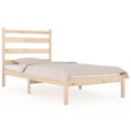 Estrutura de Cama Pequena Solteiro 2FT6 75x190 cm Pinho Maciço