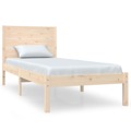 Estrutura de Cama Pequena Solteiro 75x190 cm Madeira Maciça