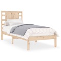 Estrutura de Cama Pequena Solteiro 75x190 cm Madeira Maciça