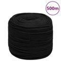 Corda de Trabalho 6 mm 500 M Poliéster Preto