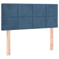 Cabeceira de Cama Veludo 90x5x78/88 cm Azul-escuro