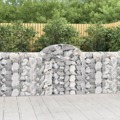 Cestos Gabião Arqueados 30 pcs 200x30x100/120 Ferro Galvanizado