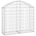 Cesto Gabião Arqueado 100x30x80/100 cm Ferro Galvanizado