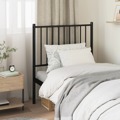 Cabeceira de Cama 75 cm Metal Preto