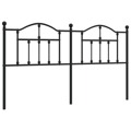 Cabeceira de Cama 160 cm Metal Preto