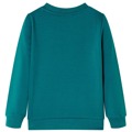 Sweatshirt para Criança com Estampa de Brilhantes Verde-escuro 104