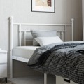 Cabeceira de Cama 107 cm Metal Branco