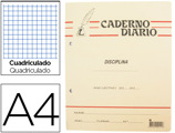 Caderno Diario Pena Quadriculado Agraf b5 40 Folhas