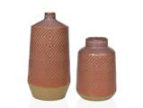 Vaso Flores Cerâmica Terracota