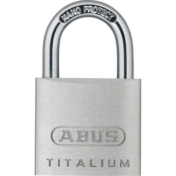 Cadeado com Chave Abus Titalium 64ti/30 Aço Alumínio Normal (3 cm)