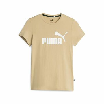 Camisola de Manga Curta Mulher Puma Ess Logo Bege M