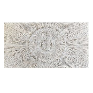 Cabeceira de Cama Dkd Home Decor Branco Madeira Mdf (180 X 3,5 X 100 cm)