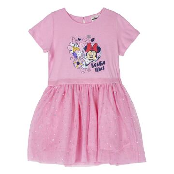 Vestido Minnie Mouse Cor de Rosa 2 Anos