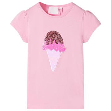 T-shirt para Criança Rosa-choque 128
