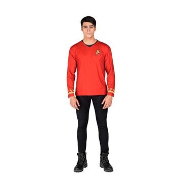 Fantasia para Crianças My Other Me Star Trek Scotty T-shirt Vermelho L
