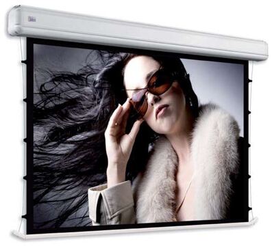 Telas de Projeção 300cm 4:3 Tensionada Elegance Vision White Pro Eléctrica Profissional Adeo