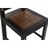 Cadeira de Sala de Jantar Dkd Home Decor Catanho Escuro Acácia (42 X 47 X 102 cm)