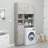 Armário casa banho 32x25,5x190 cm contraplacado cinza cimento