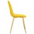 Cadeiras de Jantar 2 pcs Veludo Amarelo Mostarda