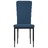 Cadeiras de Jantar 4 pcs Veludo Azul