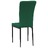 Cadeiras de Jantar 4 pcs Veludo Verde-escuro