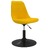 Cadeiras de Jantar Giratórias 4 pcs Veludo Amarelo