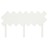 Cabeceira de Cama 151,5x3x81 cm Pinho Maciço Branco