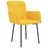 Cadeiras de Jantar 2 pcs Veludo Amarelo