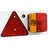 Farolim de Reboque 115x7x14 cm 12 V Lâmpada Clássica Vermelho