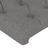 Cabeceira de Cama Tecido 90x7x78/88 cm Cinzento-escuro