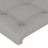 Cabeceira de Cama Tecido 90x5x78/88 cm Cinzento-claro