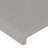 Cabeceira de Cama 4 pcs Tecido 100x5x78/88 cm Cinzento-claro