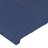 Cabeceira de Cama C/ Abas Tecido 147x16x78/88 cm Azul