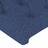 Cabeceira de Cama C/ Abas Tecido 203x16x78/88 cm Azul