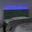 Cabeceira de Cama C/luzes LED Veludo 100x5x78/88cm Verde-escuro