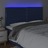Cabeceira de Cama C/ Luzes LED Tecido 160x5x118/128 cm Azul