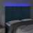 Cabeceira Cama C/ Luzes LED Veludo 144x5x118/128cm Azul-escuro
